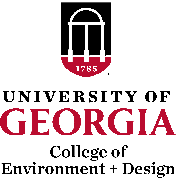The University of Georgia - College of Environment and Design Logo